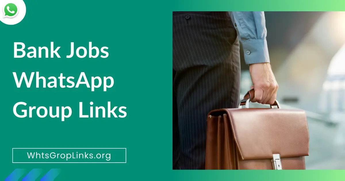 Bank Jobs WhatsApp Group Links