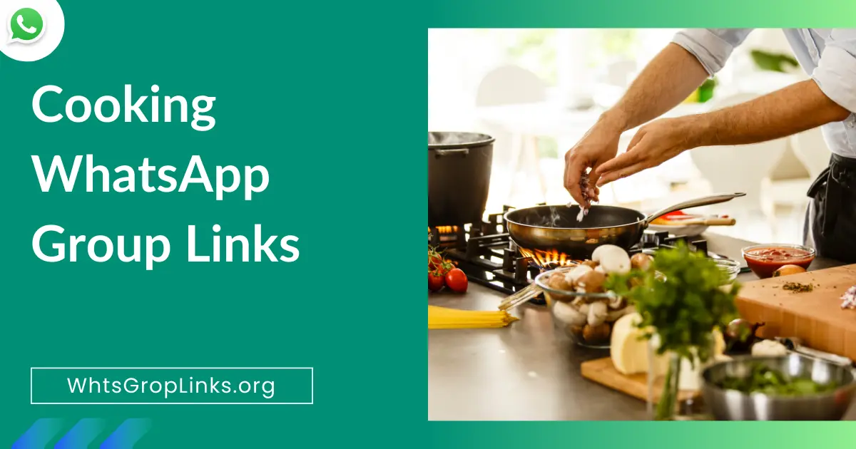 Cooking WhatsApp Group Links