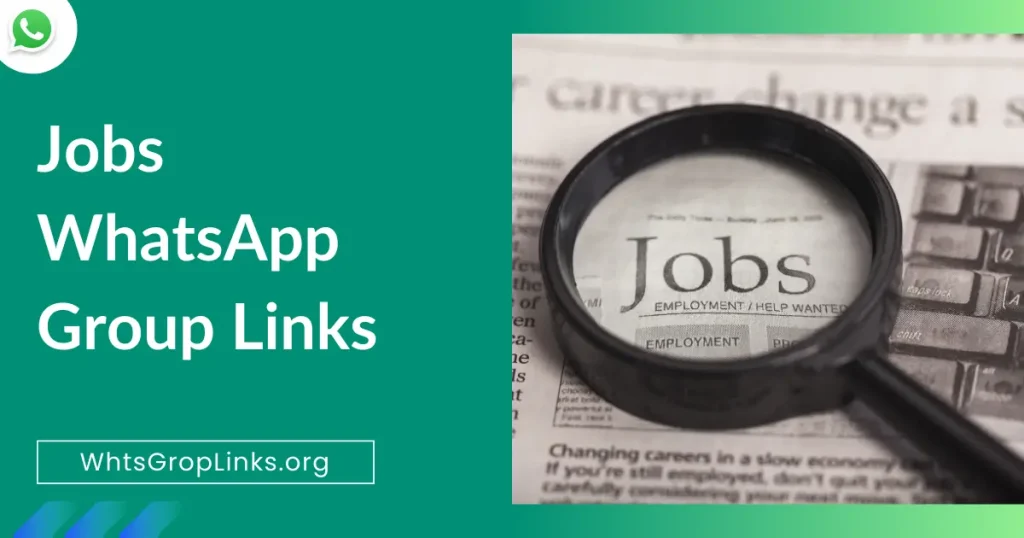 Jobs WhatsApp Group Links