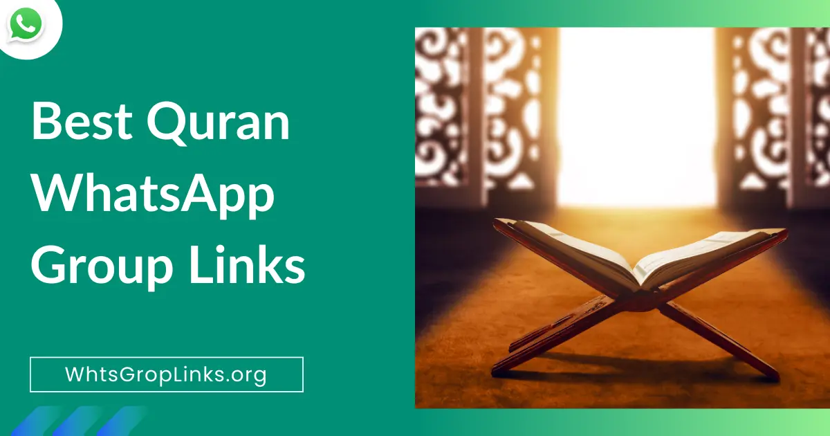 Quran WhatsApp Group Links