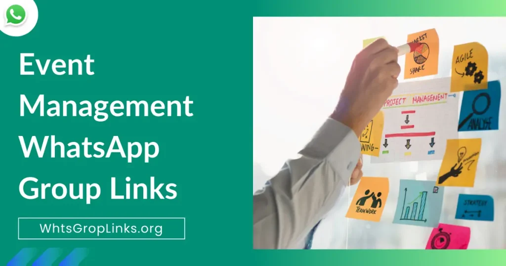 Event Management WhatsApp Group Links