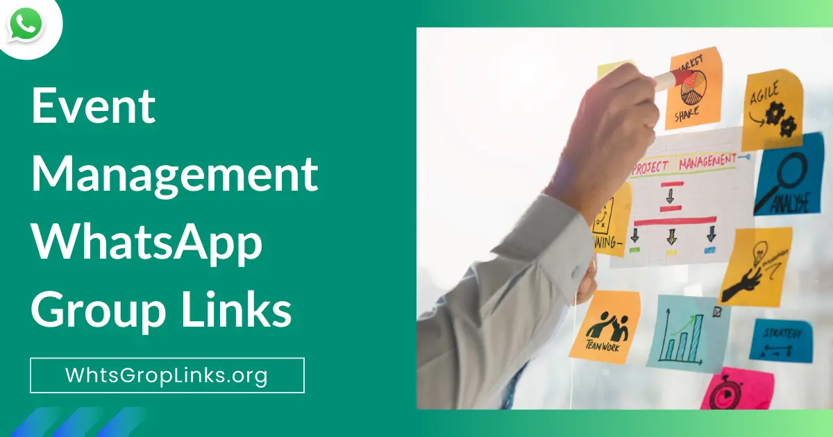 Event Management WhatsApp Group Links